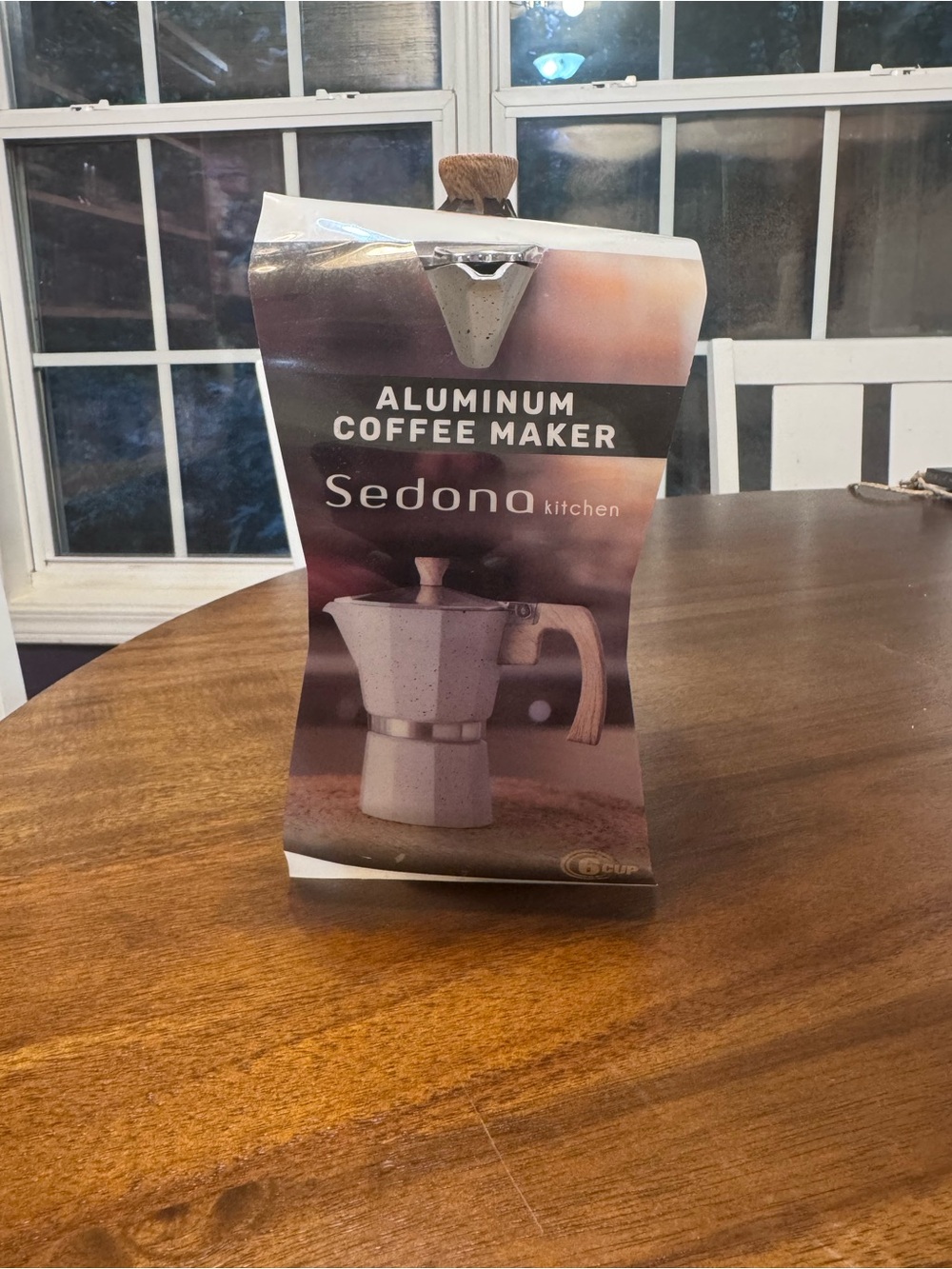 Sedona Kitchen 6-Cup Aluminum Stovetop Espresso Maker/Moka Pot-0155